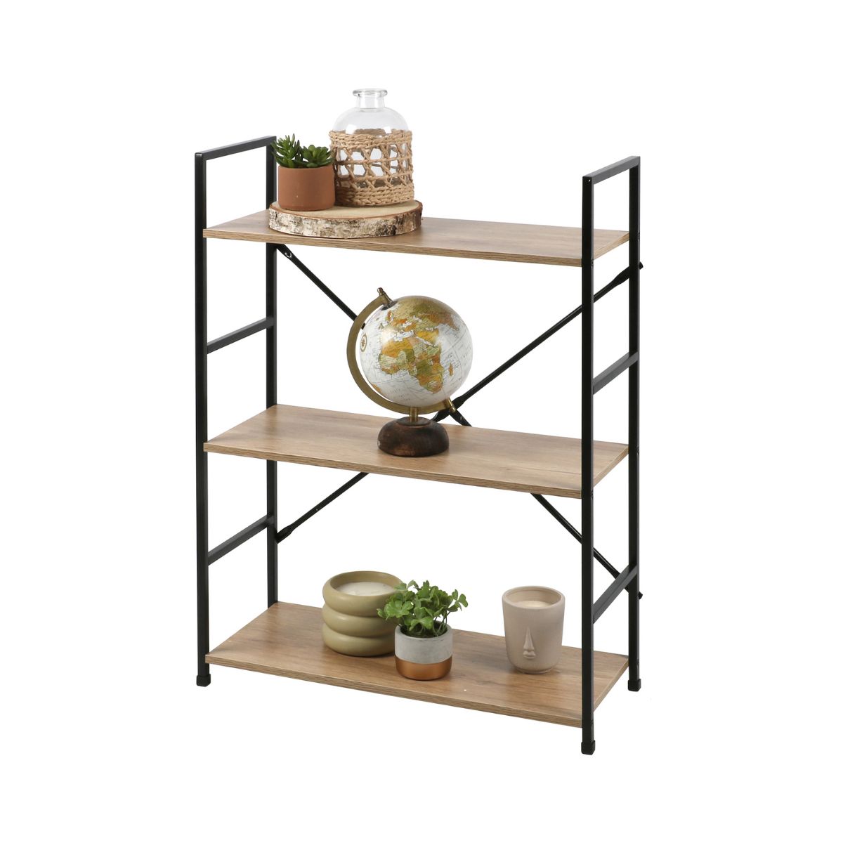 Etajera maro din otel si PAL melaminat 58,5 x 80 cm Colorado Urban Living, 1, hectarul.ro