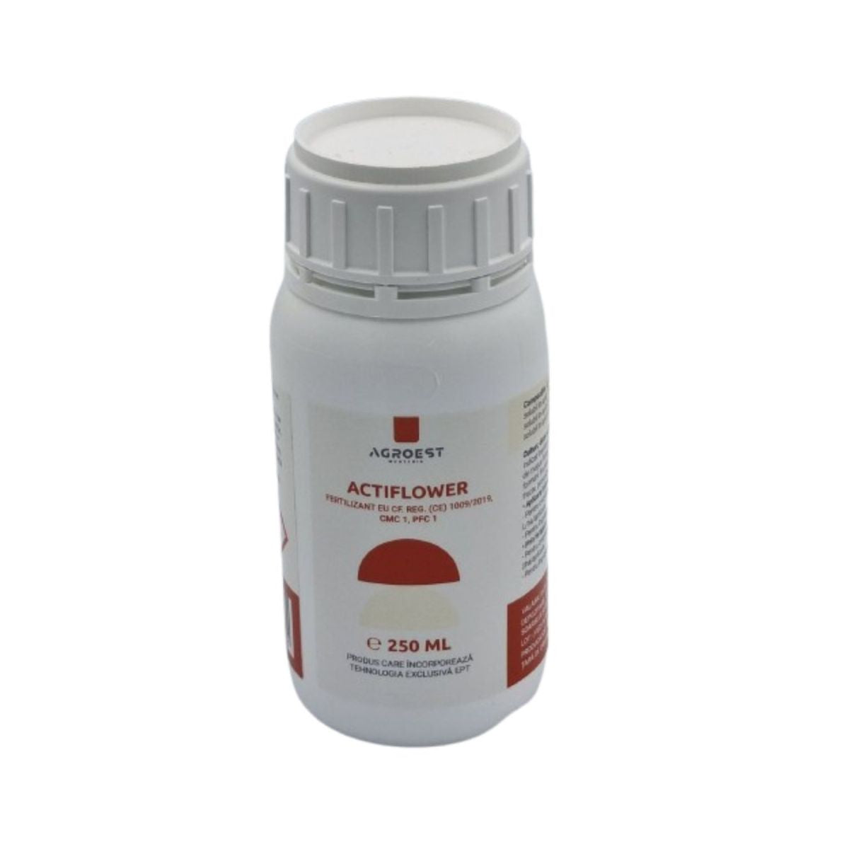 Biostimulator ecologic cu polifenoli pentru inflorire si fructificare Actiflower, 0.25 L, 1, hectarul.ro