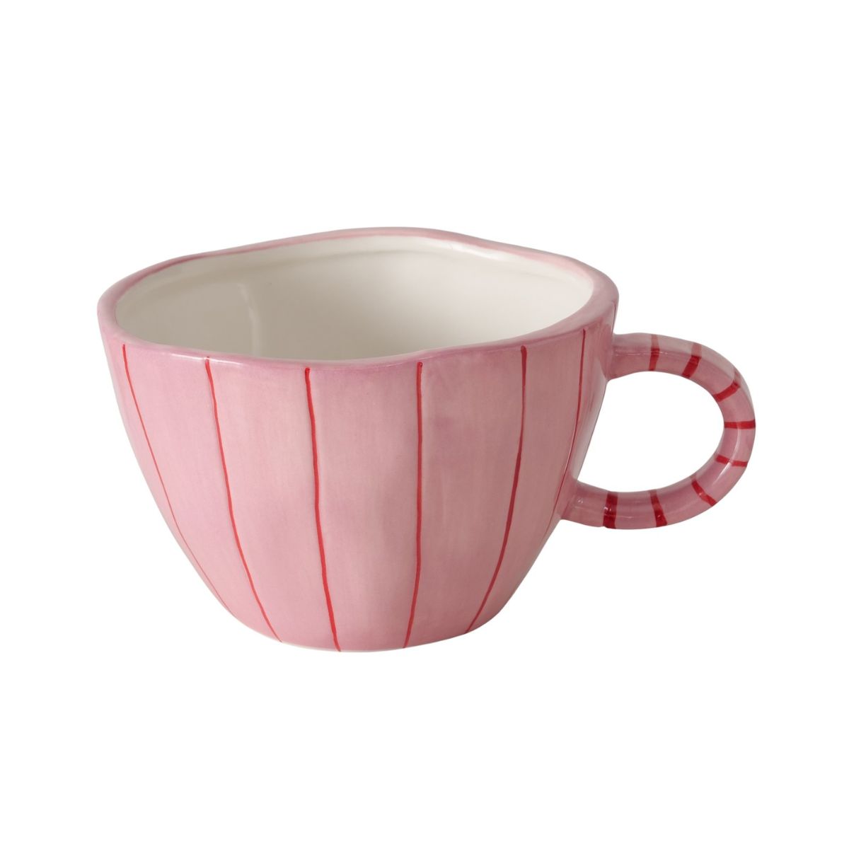 Cana ceramica jumbo roz 450 ml Nordica Boltze, 1, hectarul.ro