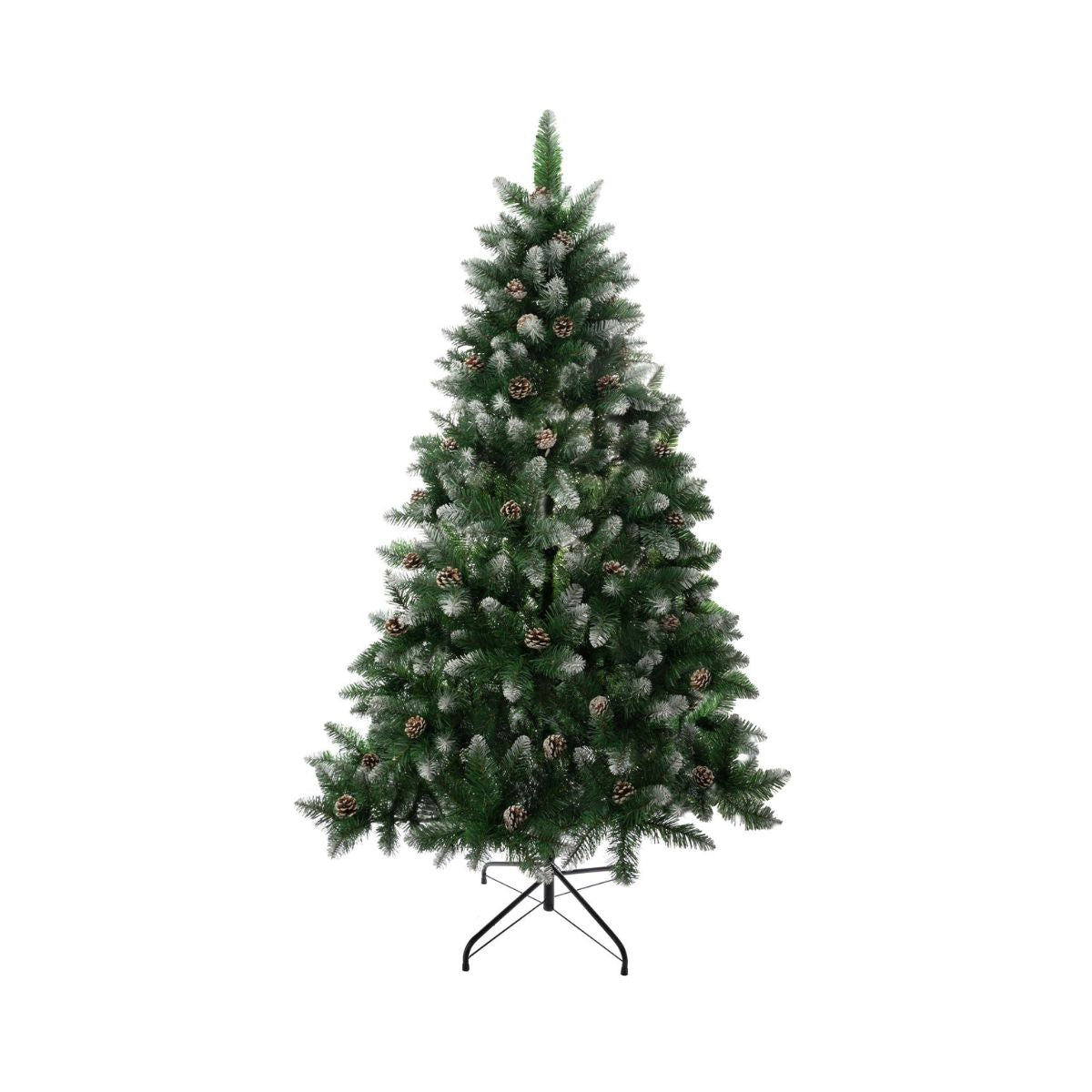 Brad Artificial 1,5 m cu aspect natural nins, conuri si suport - Albero MagicHome, 1, hectarul.ro