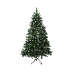 Brad Artificial 1,5 m cu aspect natural nins, conuri si suport - Albero MagicHome