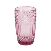 Hectarul - Pahar de apa 380 ml roz din sticla Vitra Urban Living