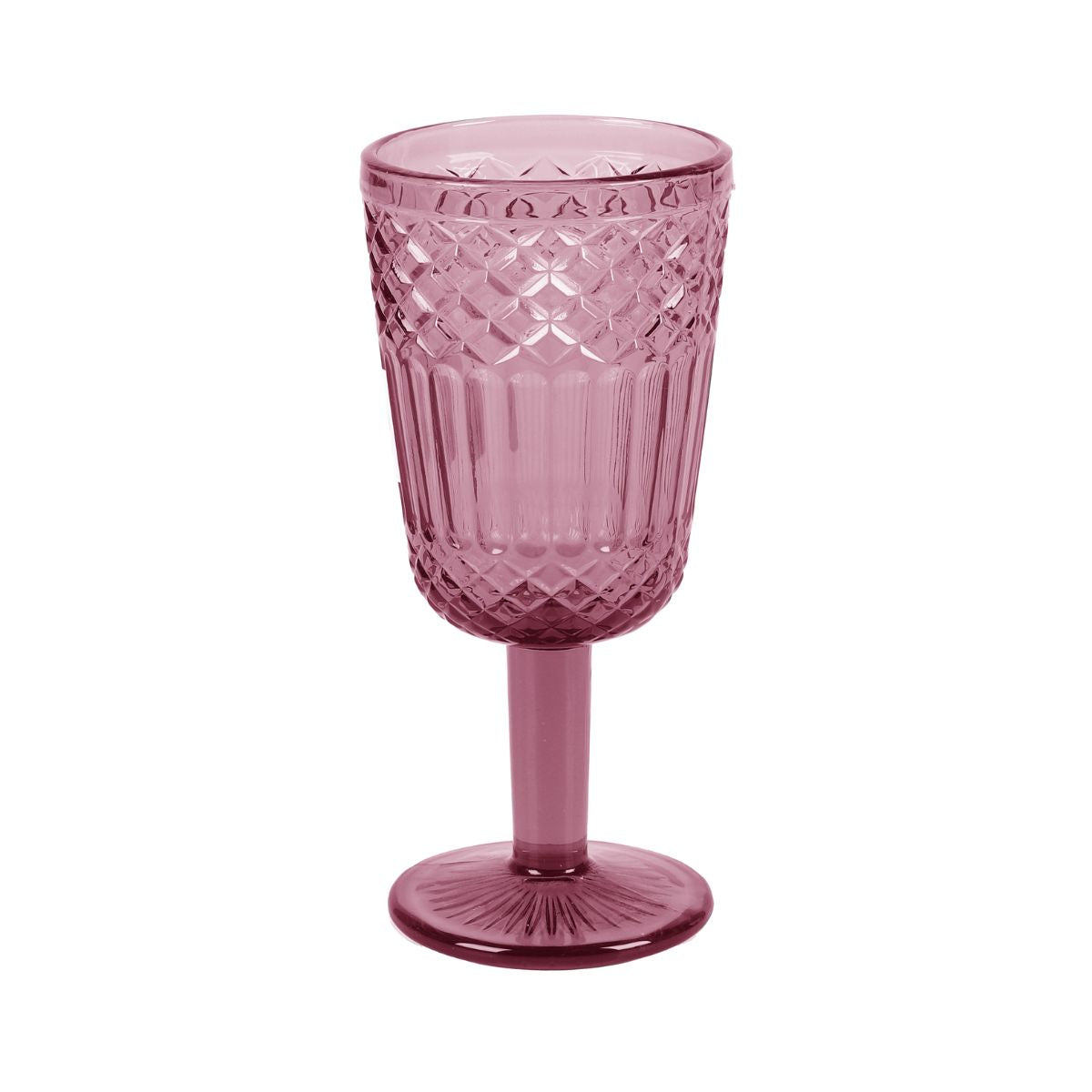 Pahar de vin 300 ml roz din sticla Vitra Urban Living, 1, hectarul.ro