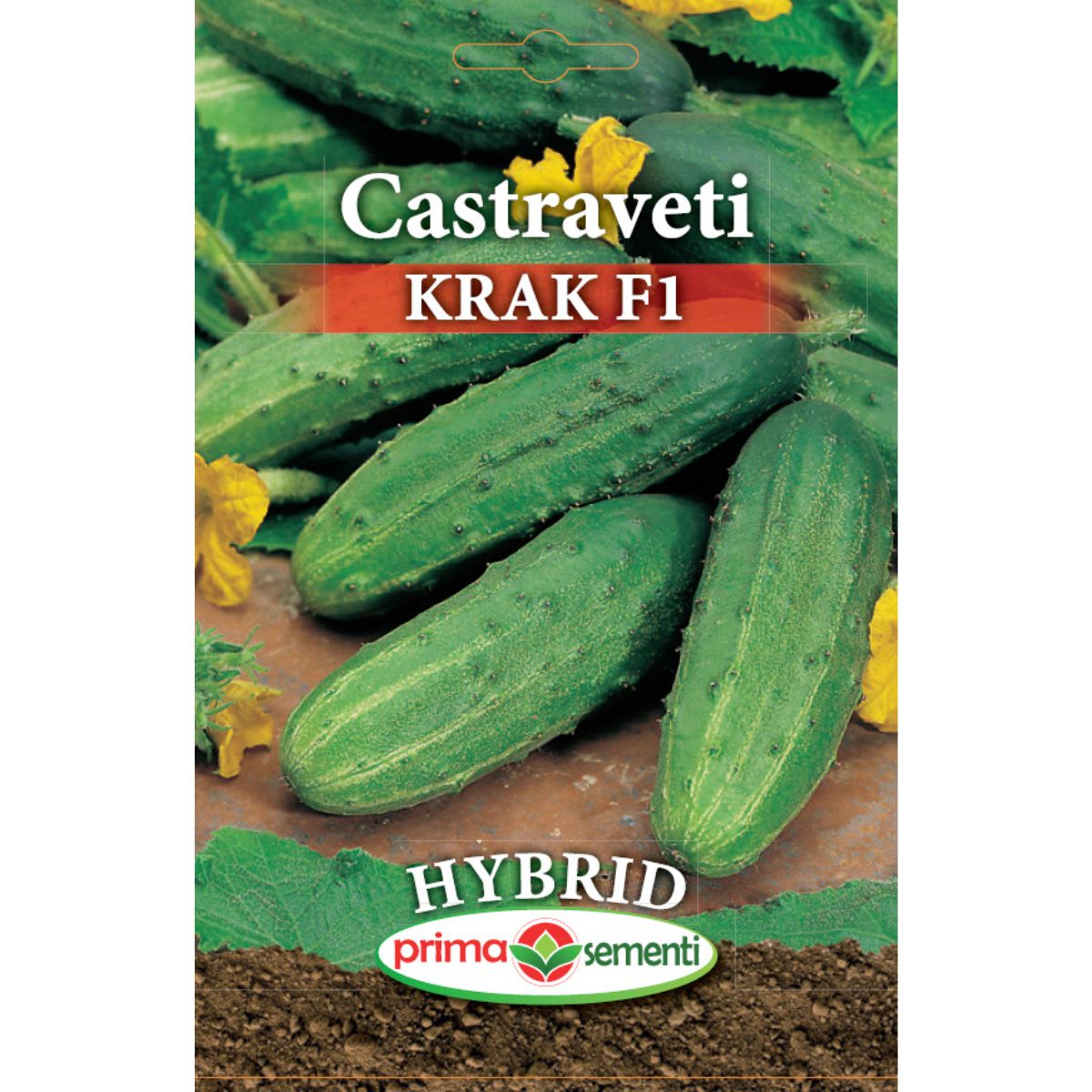 Seminte de castraveti profesionale KRAK F1, 5 grame, Prima Sementi, 1, hectarul.ro