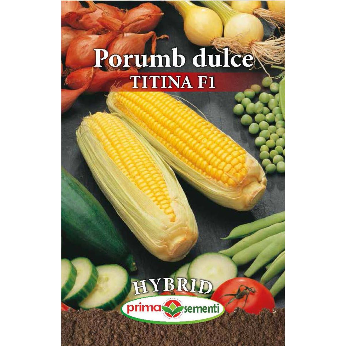 Seminte de porumb dulce profesionale TITINA F1, 10 grame, Prima Sementi, 1, hectarul.ro