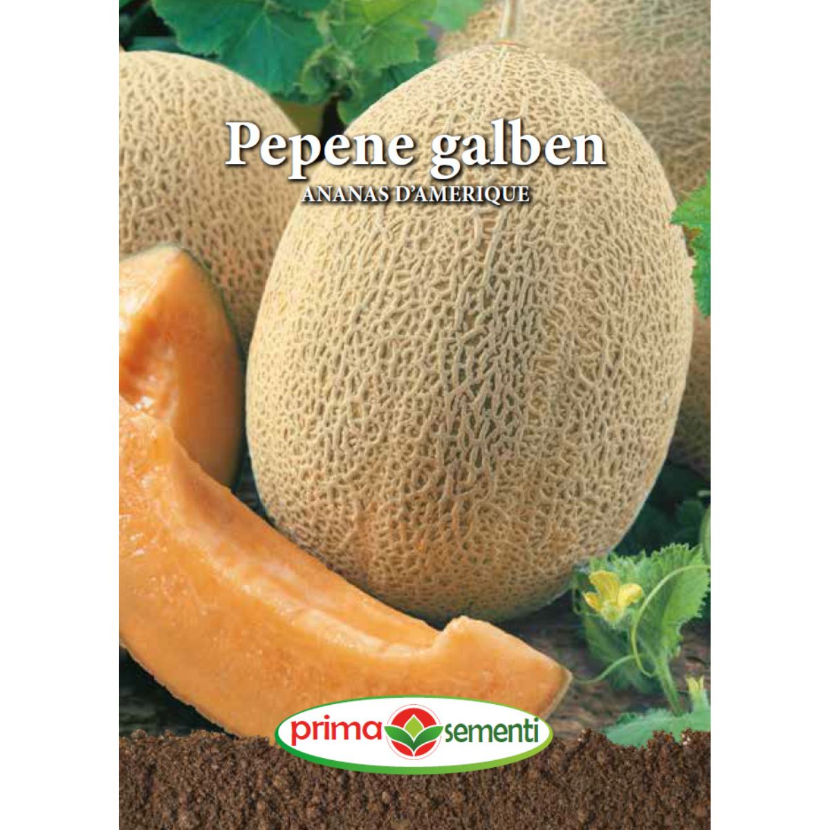 Seminte de pepene galben ANANAS D'AMERIQUE, 2 grame, Prima Sementi, 1, hectarul.ro