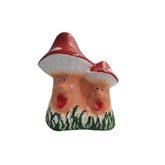 Hectarul - Decoratiune de gradina „Ciupercuțe Vesele” din ceramica 26 cm
