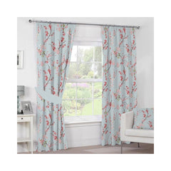 Set 2 draperii din bumbac, 140 x 270cm Cherry Flower Heinner