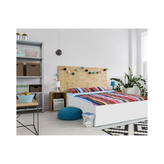 Lenjerie de pat din bumbac, pentru 2 persoane, 4 piese, multicolor King Size AXL