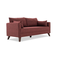 Canapea extensibila cu 3 locuri Bella Sofa Bed - Claret Red