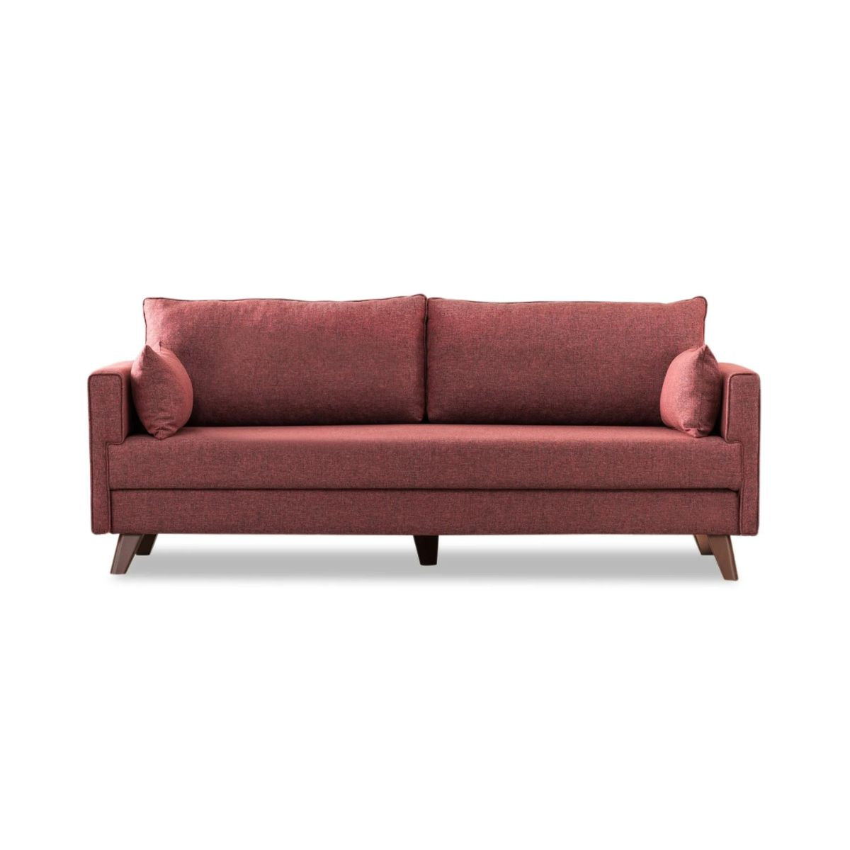 Canapea extensibila cu 3 locuri Bella Sofa Bed - Claret Red, 1, hectarul.ro
