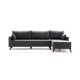 Hectarul - Coltar Bella Corner Sofa Right - Anthracite