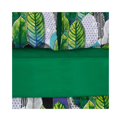 Lenjerie de pat din bumbac, pentru 2 persoane, 4 piese, multicolor King Size ZAN