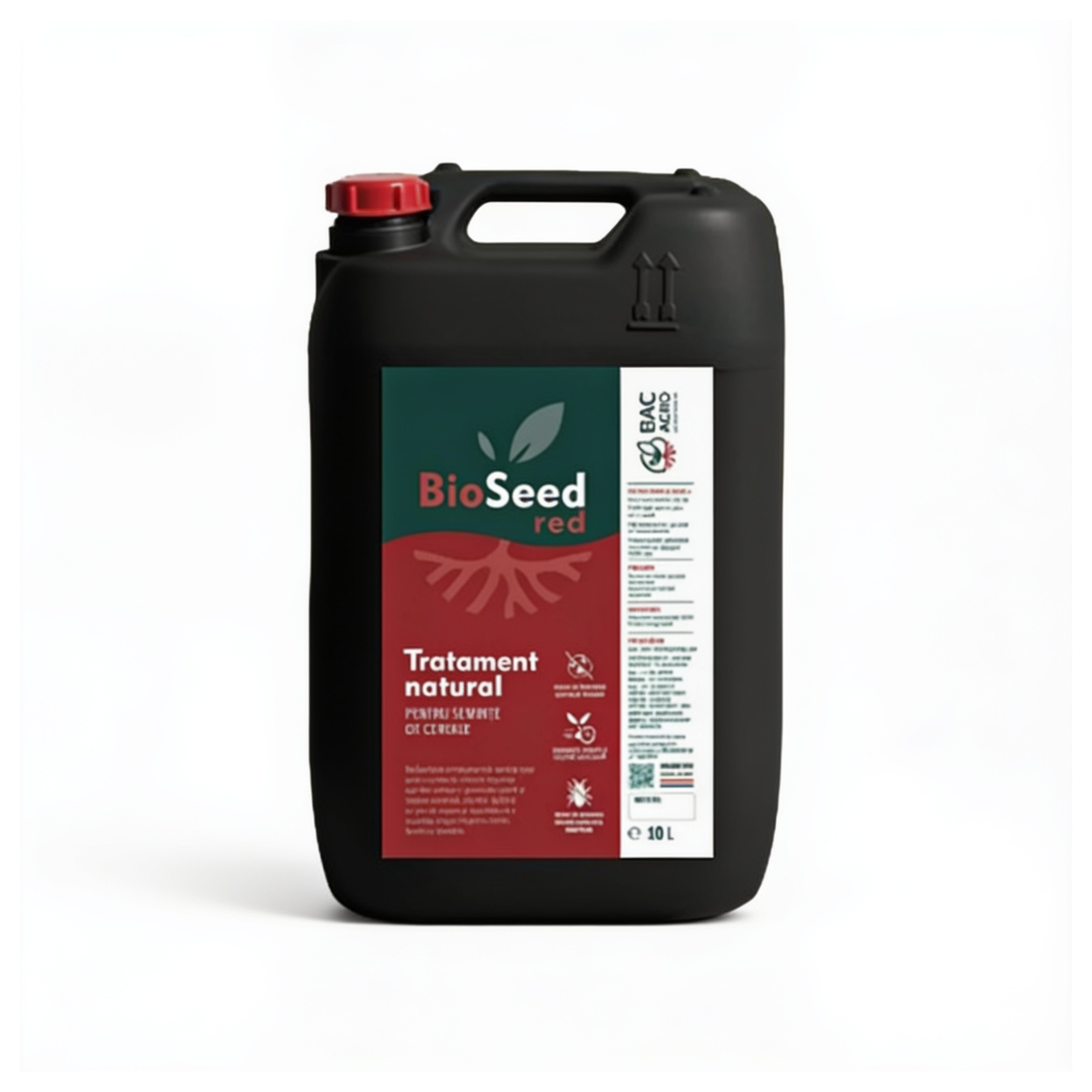 BIOSEED Red 10 L, tratament ecologic certificat pentru semințe pe bază de extracte vegetale, 1, hectarul.ro