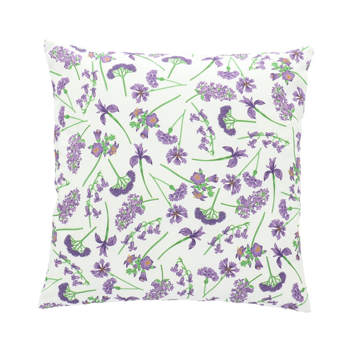 Perna de exterior cu flori violet 49x49 cm, poliester, Esschert Design, 1, hectarul.ro