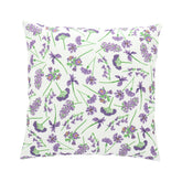 Hectarul - Perna de exterior cu flori violet 49x49 cm, poliester, Esschert Design