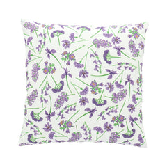 Perna de exterior cu flori violet 49x49 cm, poliester, Esschert Design