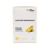 Hectarul - Set capcane feromonale EcoCenter pentru Ostrinia nubilalis, 5 capcane Delta Plastic și 5 momeli feromonale pentru monitorizarea sfredelitorului porumbului