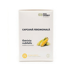 Set capcane feromonale EcoCenter pentru Ostrinia nubilalis, 5 capcane Delta Plastic și 5 momeli feromonale pentru monitorizarea sfredelitorului porumbului