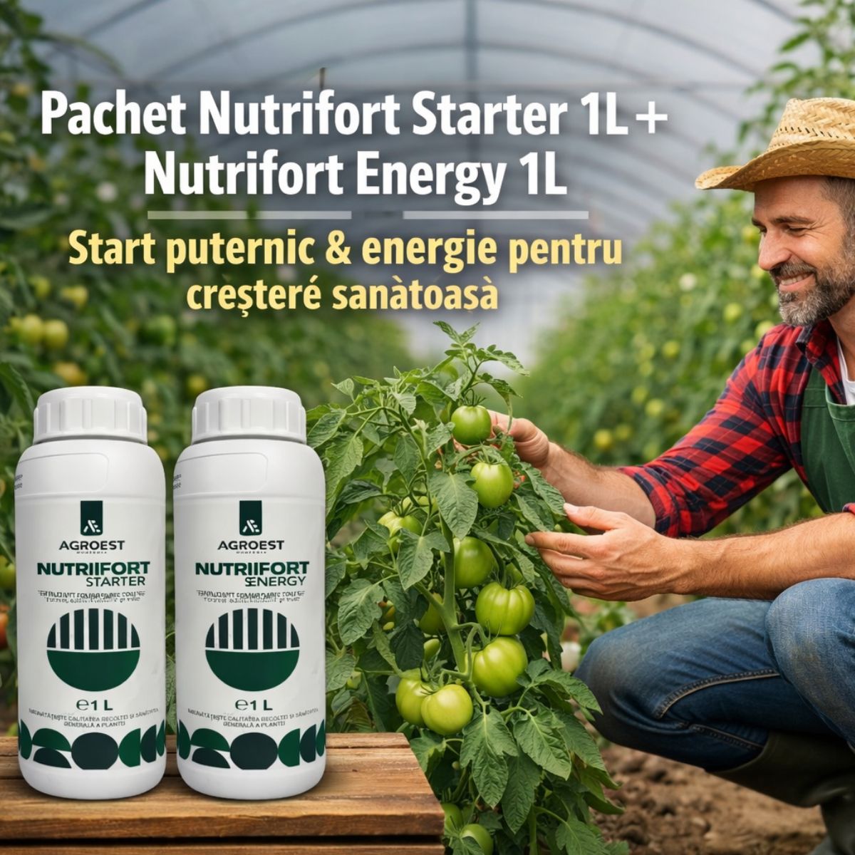 Pachet Nutrifort Starter 1L + Nutrifort Energy 1L – Start puternic & energie pentru creștere sănătoasă, 1, hectarul.ro