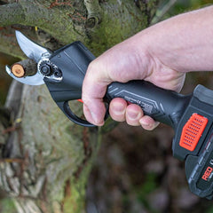 Foarfecă de grădinărit cu acumulator Red Technic RTSA0063, 20V, 30 mm, 2 baterii incluse