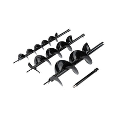 Burghiu de pământ pe benzină 6 CP – set 3 burghie inclus 100/150/200 mm, motor 52 cm³