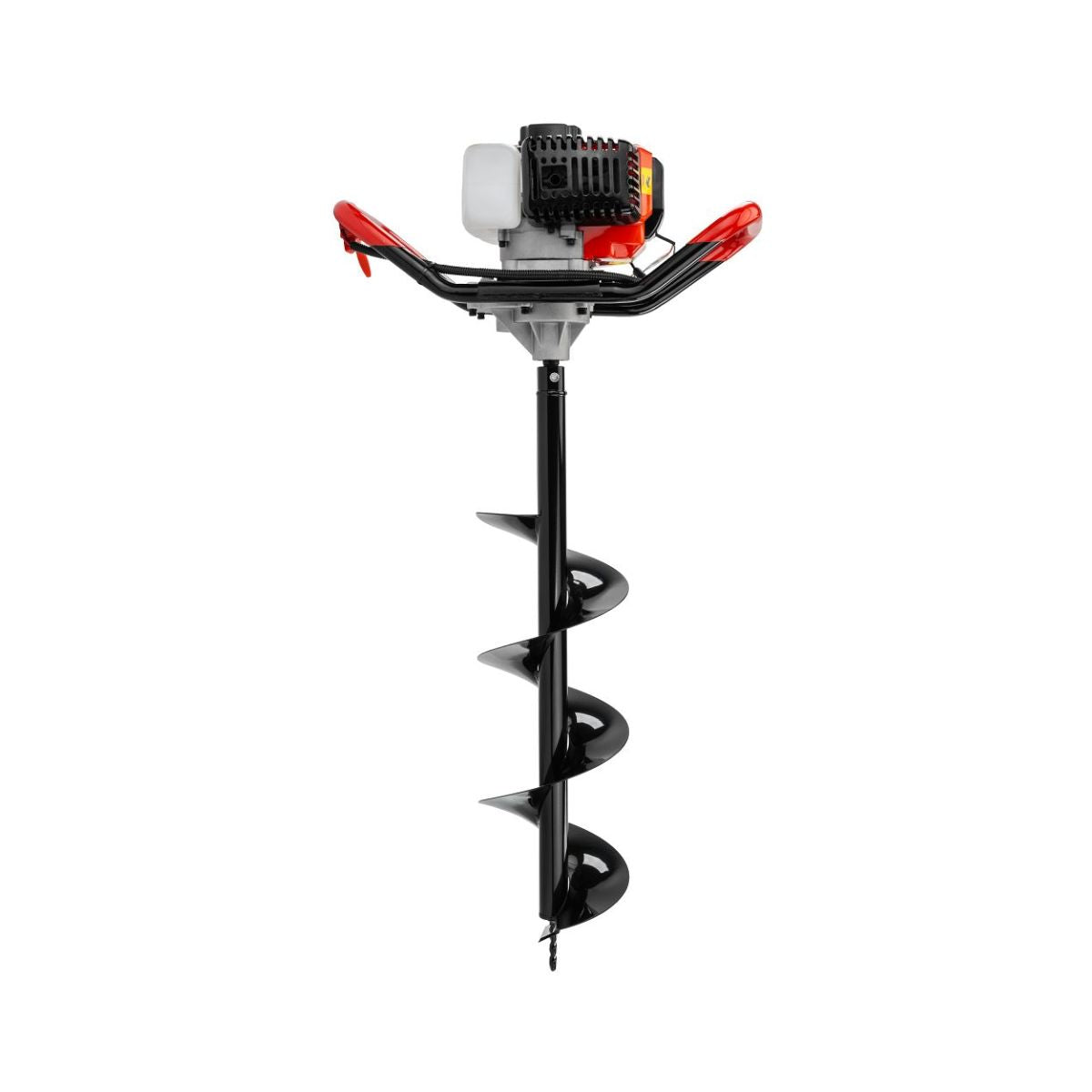 Burghiu de pământ pe benzină 6 CP – set 3 burghie inclus 100/150/200 mm, motor 52 cm³, 1, hectarul.ro