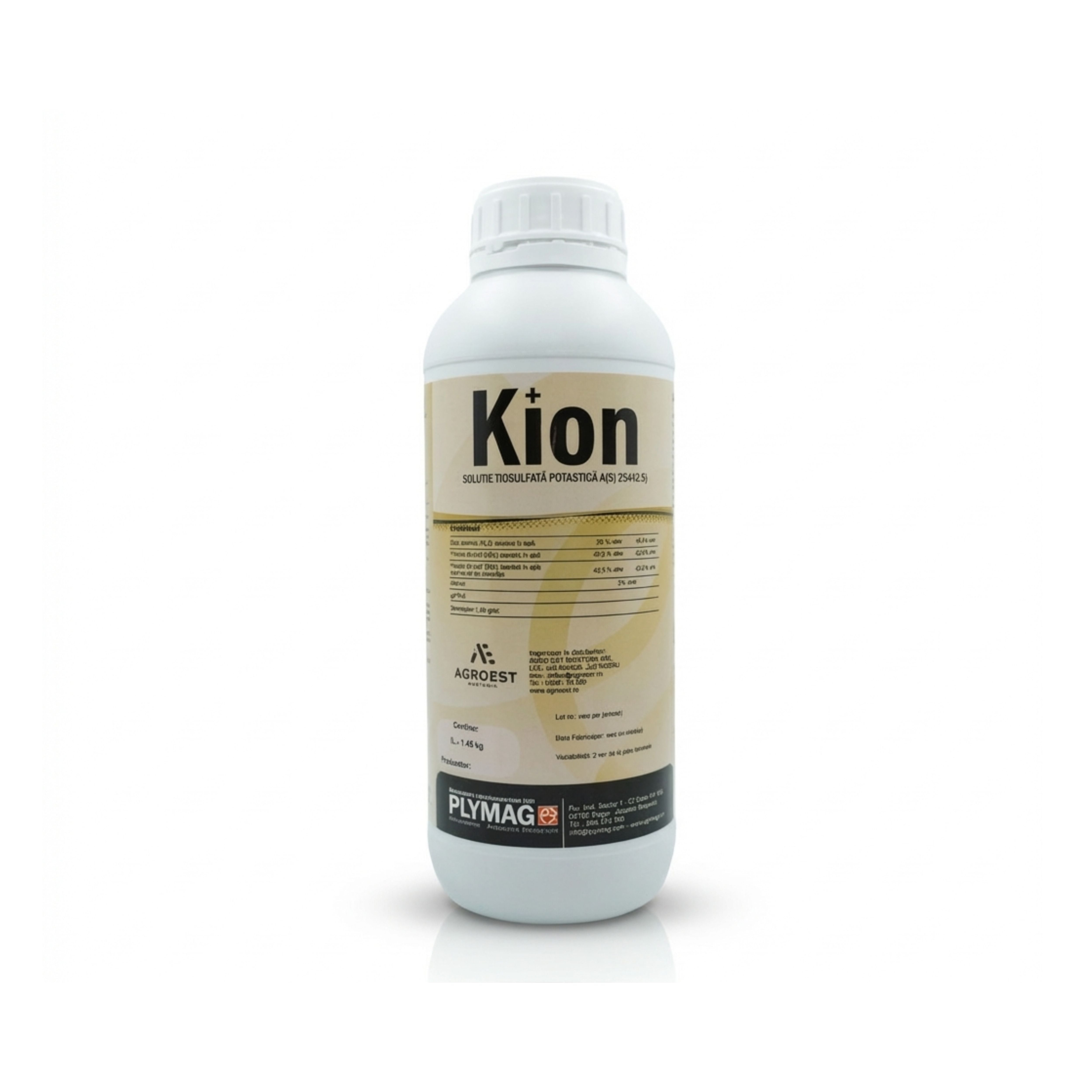 Fertilizant foliar cu potasiu 36.5% si sulf 62% Kion, 1 L, 1, hectarul.ro