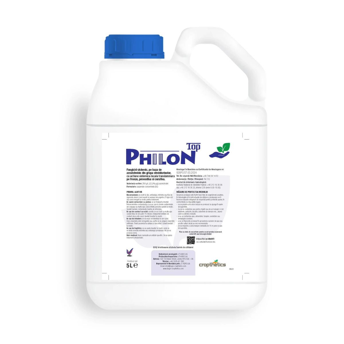 Fungicid sistemic pentru legume, porumb, rapita, grau, Philon Top, 1, hectarul.ro