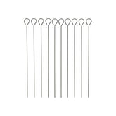 Hectarul - Set 10 tepuse de frigarui 30 cm din inox Esschert Design