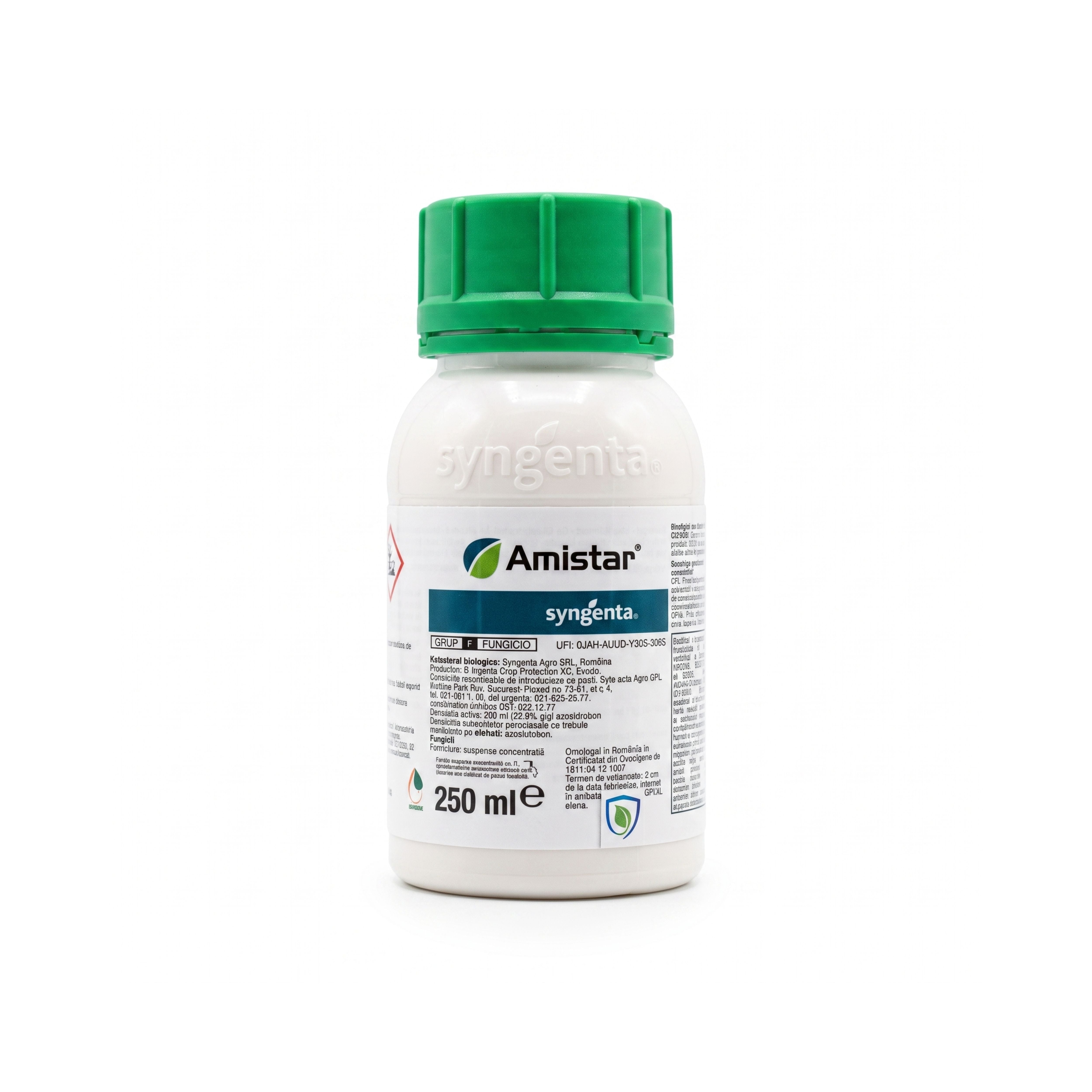 Fungicid Amistar 250 ml cu azoxistrobin 250 gL pentru legume fasole și căpșun, 1, hectarul.ro