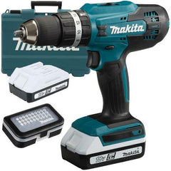 Masina de gaurit si insurubat cu percutie,cu acumulator, Makita HP488D011