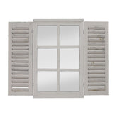 Hectarul - Oglinda de perete crem 39x59 cm Window with Doors Esschert Design