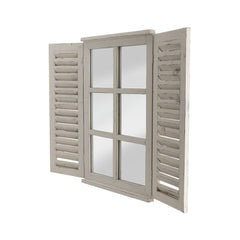 Oglinda de perete crem 39x59 cm Window with Doors Esschert Design