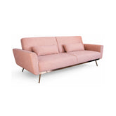 Hectarul - Canapea extensibila roz pal 210cm Bellezza Invicta