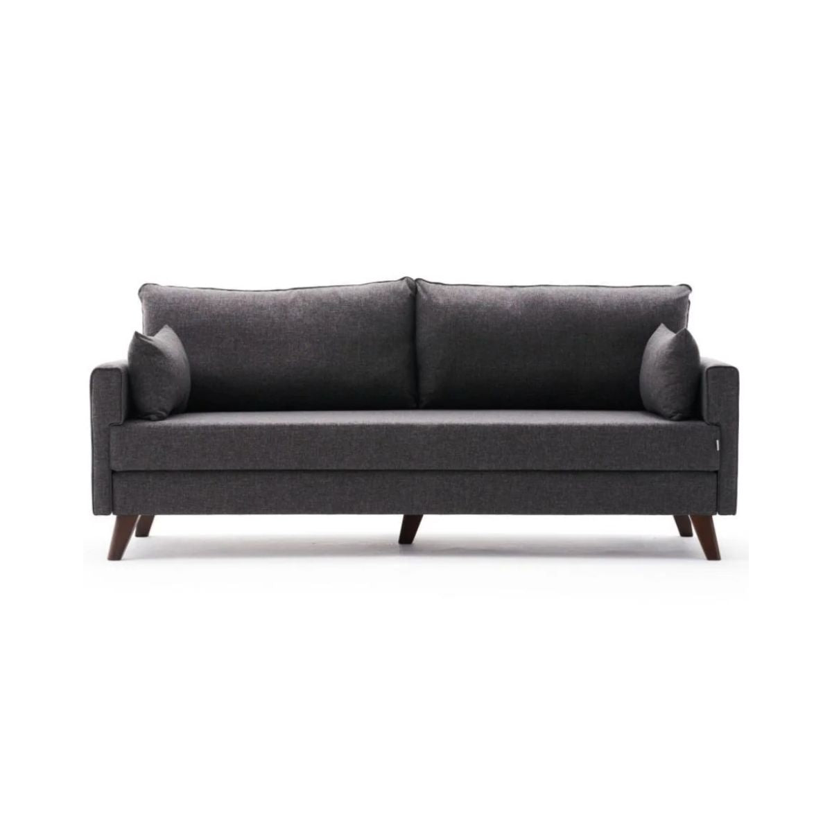 Canapea extensibila cu 3 locuri Bella Sofa Bed - Anthracite, 1, hectarul.ro