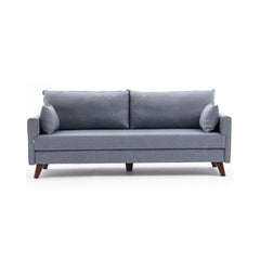 Canapea extensibila cu 3 locuri Bella Soft - Blue