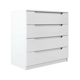 Hectarul - Comoda alba cu 4 sertare din PAL melaminat 94x90x45 cm Fulya Ipar