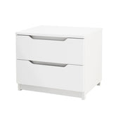 Hectarul - Noptiera alba din PAL melaminat Fulya Ipar