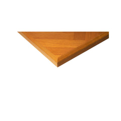 Masa de dining maro 160 cm din MDF furniruit si metal Doriane