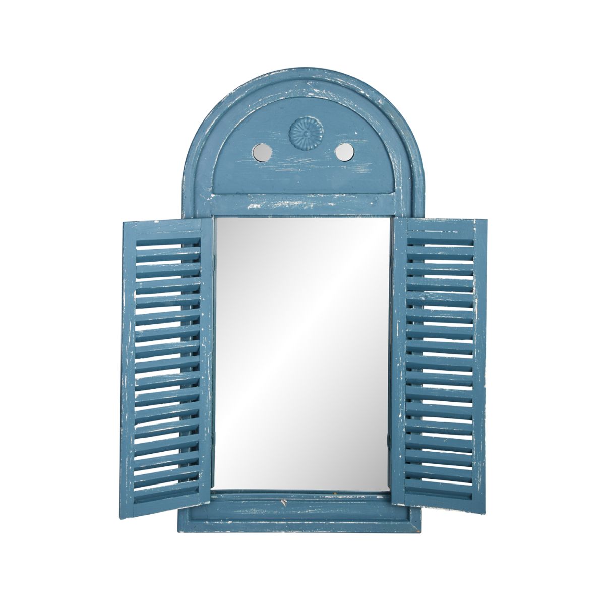 Oglinda de perete albastra 39x75 cm Louvre Esschert, 1, hectarul.ro