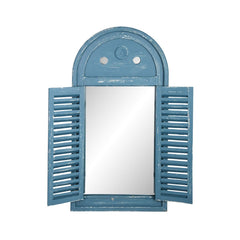 Oglinda de perete albastra 39x75 cm Louvre Esschert