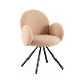 Hectarul - Pachet 3+1 Scaun rotativ maro deschis Teddy DC-71