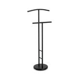 Hectarul - Valet de haine negru din metal, 114 cm, Valet Stand Zeller