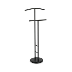 Valet de haine negru din metal, 114 cm, Valet Stand Zeller