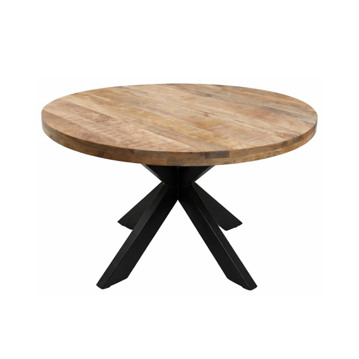 Masa de dining rotunda din lemn de mango Ø120 cm Verena Star Haro, 1, hectarul.ro