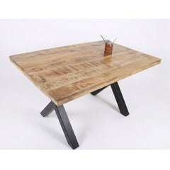 Masa de dining din lemn de mango 140x90 cm Veda X Haro