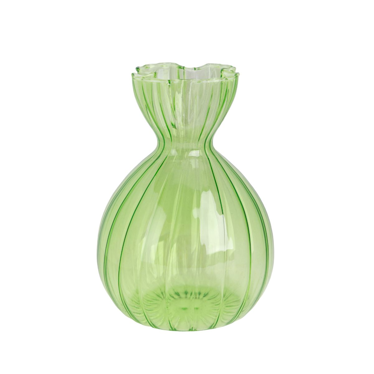 Vaza verde din sticla 11 cm Bonbon Cosy&Trendy, 1, hectarul.ro