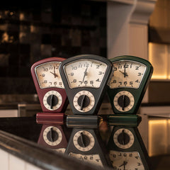 Ceas de masa cu timer 21 cm gri Cosy&Trendy