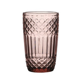 Hectarul - Pahar de apa 380 ml roz din sticla Vitra Urban Living